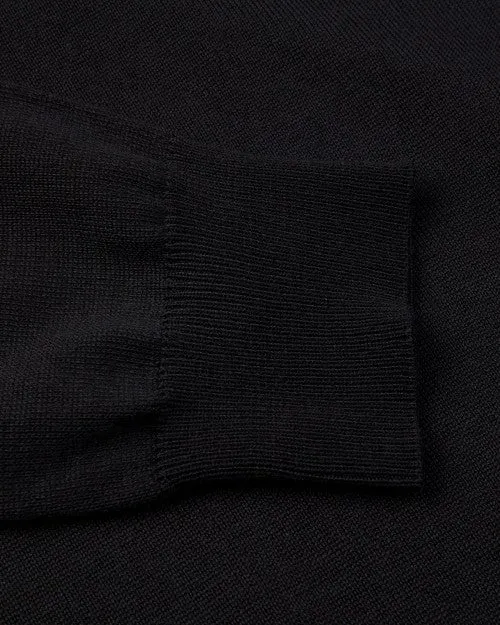 STENSTROMS | Merino Crew Neck Sweater | Black