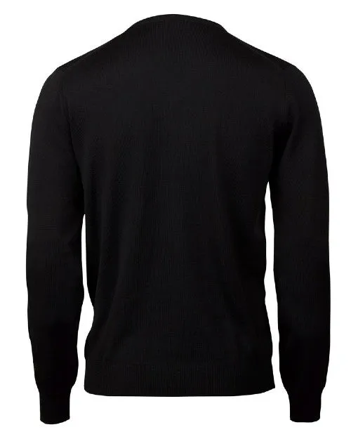 STENSTROMS | Merino Crew Neck Sweater | Black