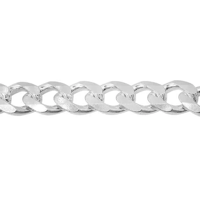 Sterling Silver 24" 6.7mm Men's Curb Link Chain