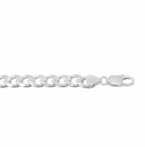 Sterling Silver 24" 6.7mm Men's Curb Link Chain