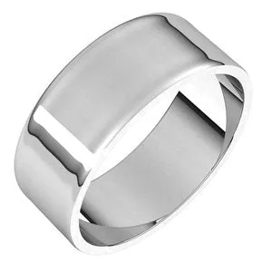 Sterling Silver 7 mm Flat Ultra Light Band Size 11