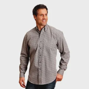 Stetson MNS Grey LS Vint Floral