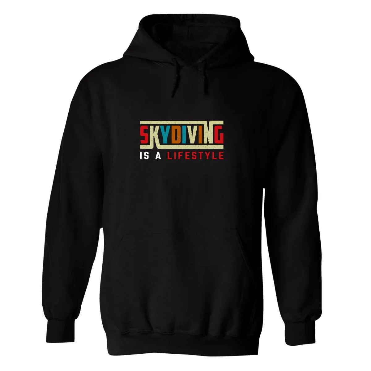 Sudadera Hombre  Hoodie Paracaidismo Deporte Vintage 036