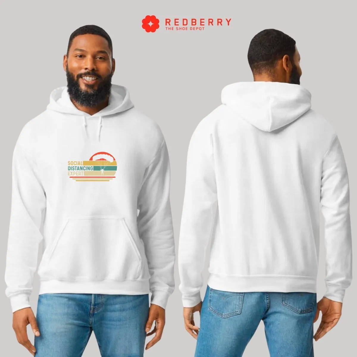 Sudadera Hombre  Hoodie Paracaidismo Deporte Vintage 038