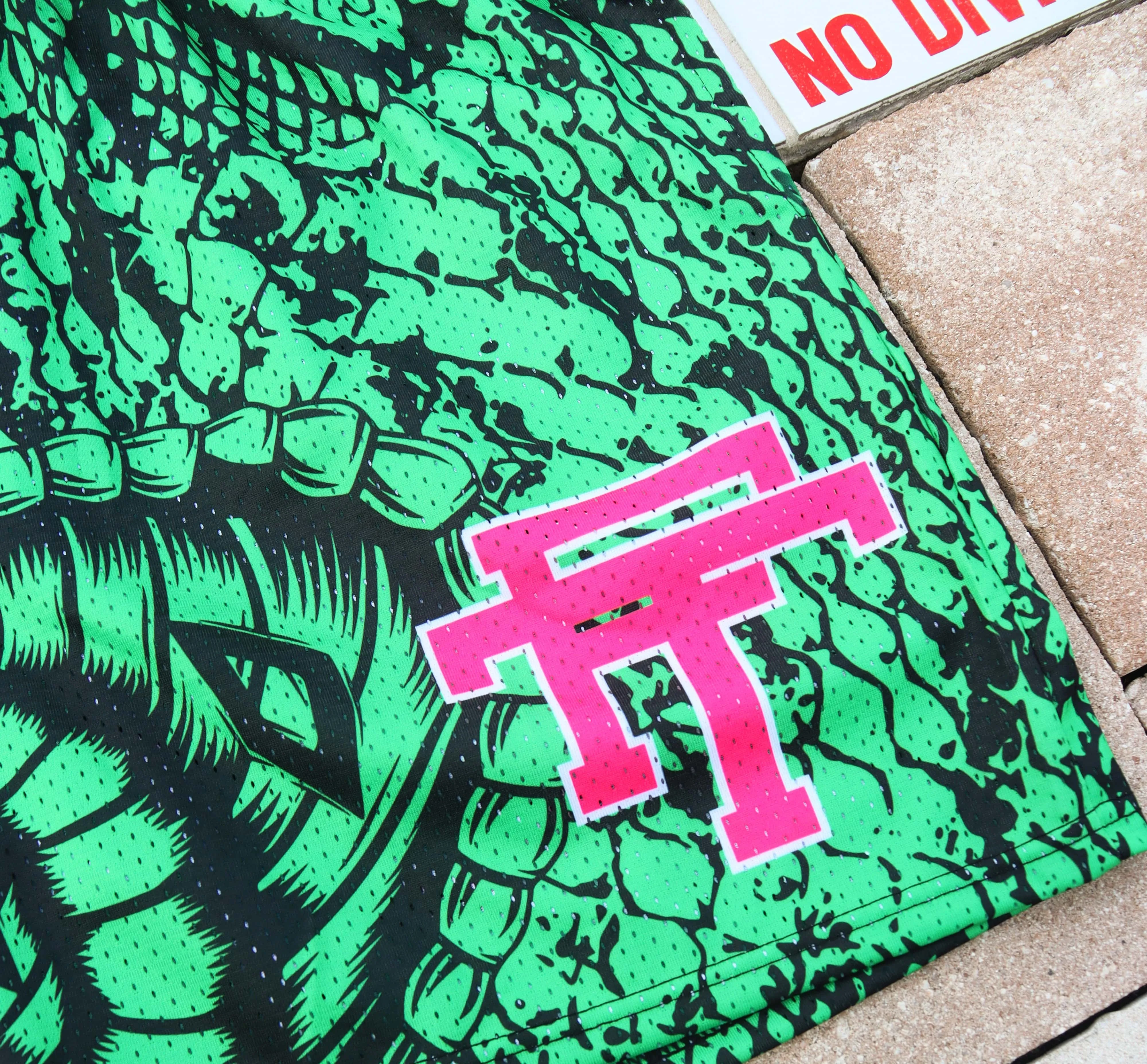 SWEET VENOM MESH BASKETBALL TRUNK DRAWSTRING SHORTS