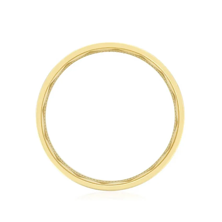 Tacori Classic Flat in High Polish Finish 6MM Men's Wedding Band 140-6Y