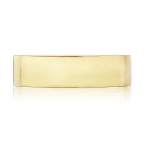 Tacori Classic Flat in High Polish Finish 6MM Men's Wedding Band 140-6Y