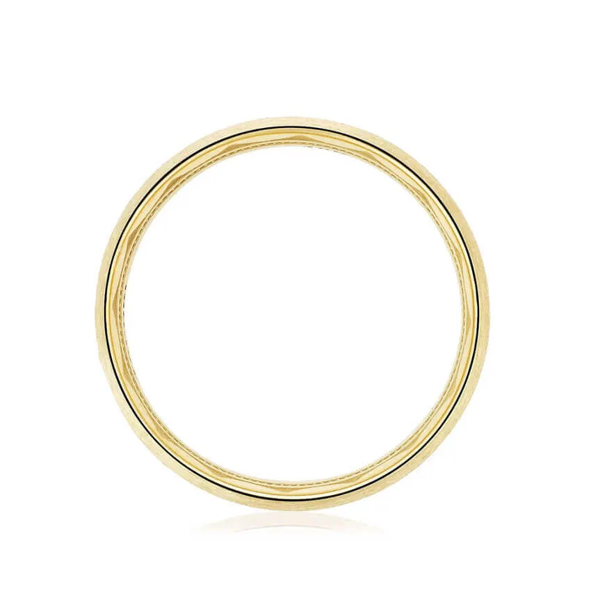 Tacori Classic Rounded in Brushed Finish Men's Wedding Band 138-7YB