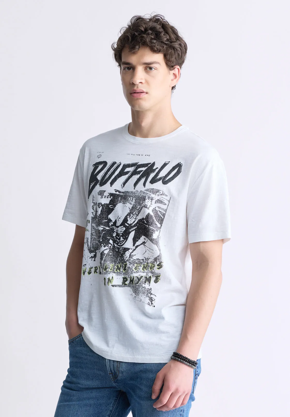 Tang Men's Short-Sleeve Graphic T-Shirt, White - BM24467