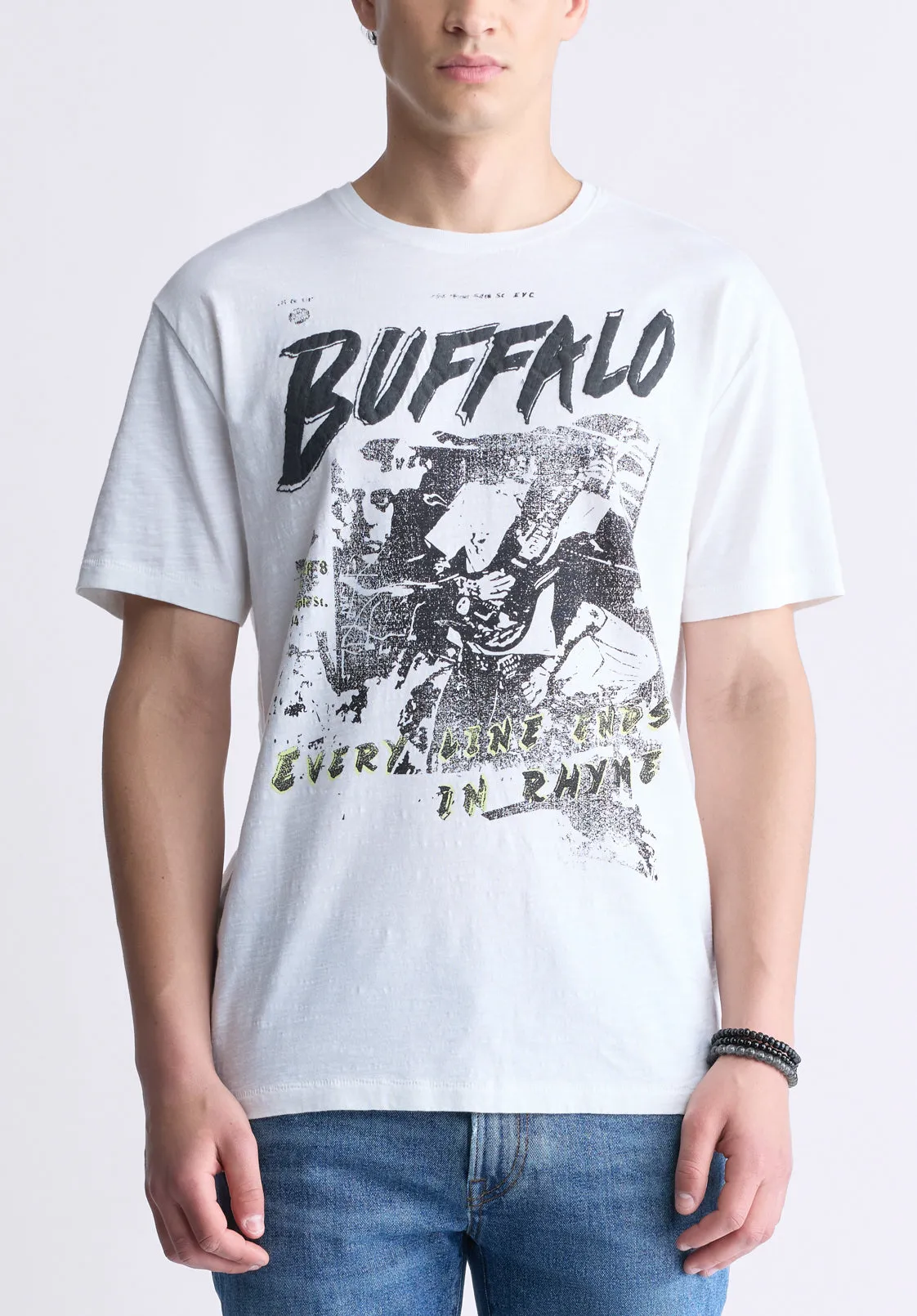 Tang Men's Short-Sleeve Graphic T-Shirt, White - BM24467