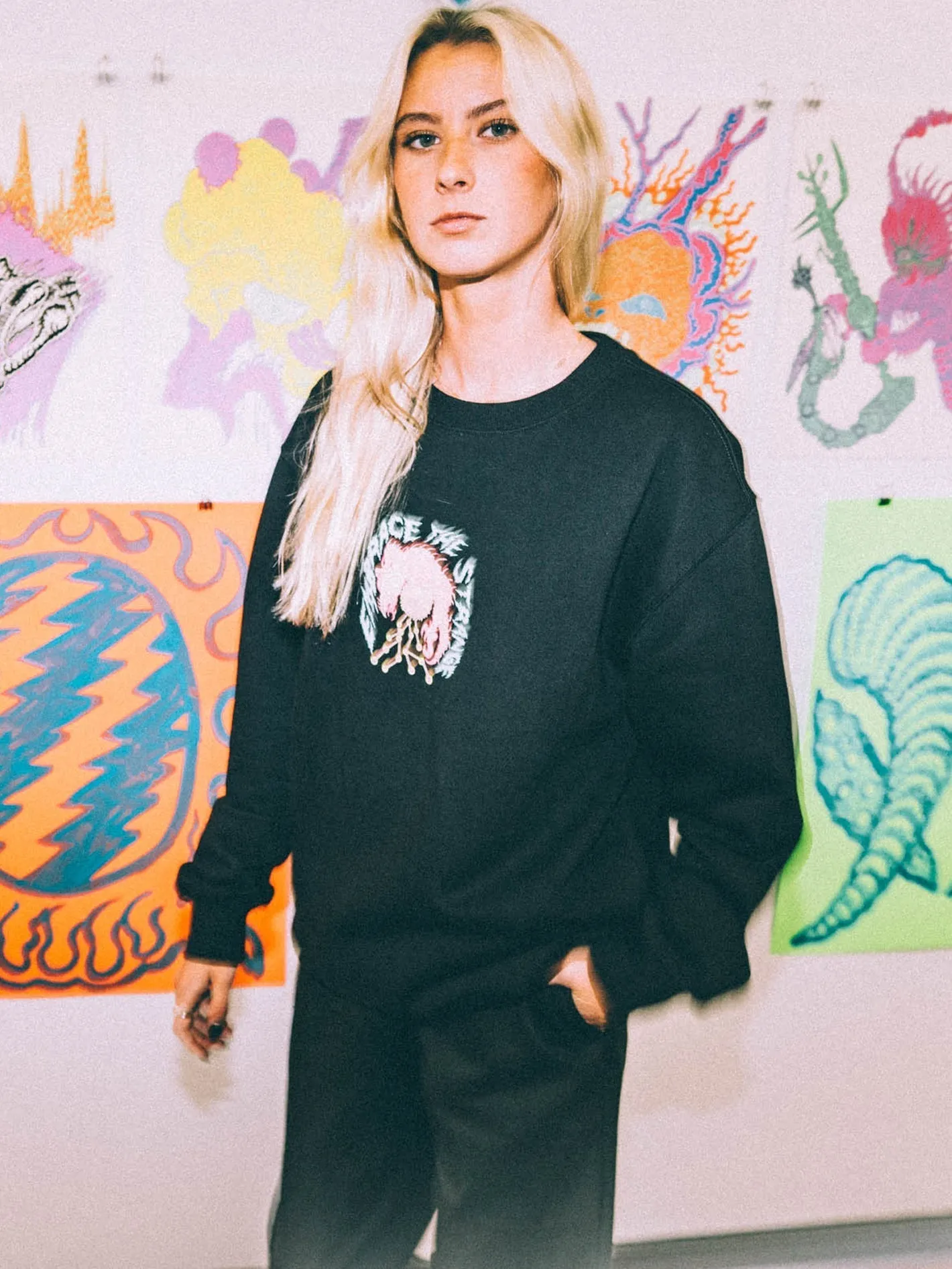 Tetsunori Sweatshirt - BLACK