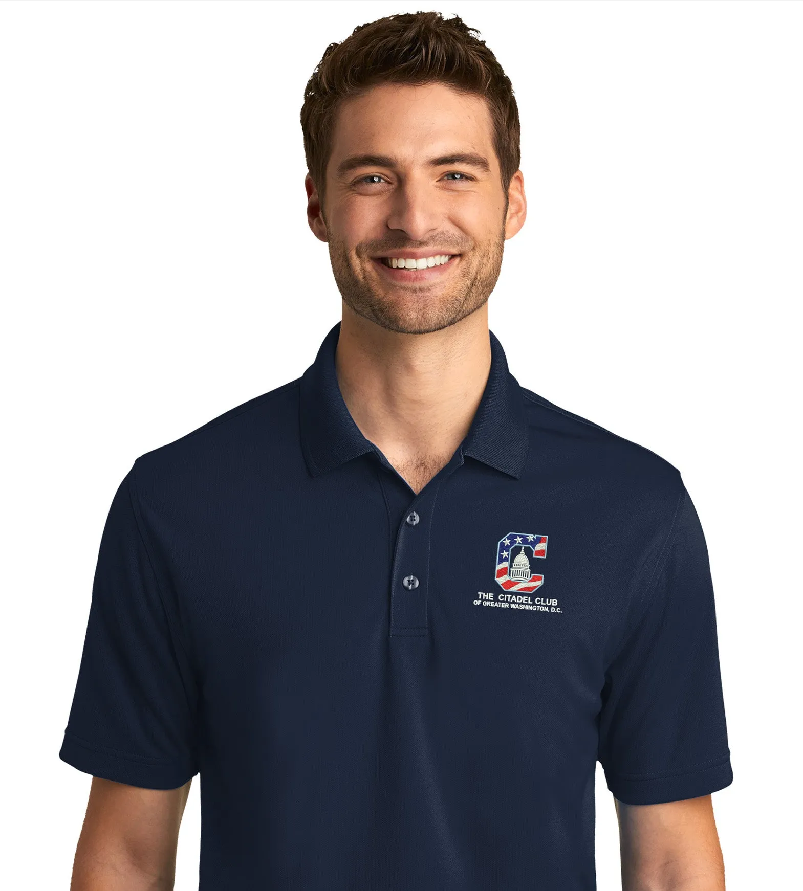 The Citadel, Alumni Club, Greater Washington, D.C., UV Micro-Mesh Polo