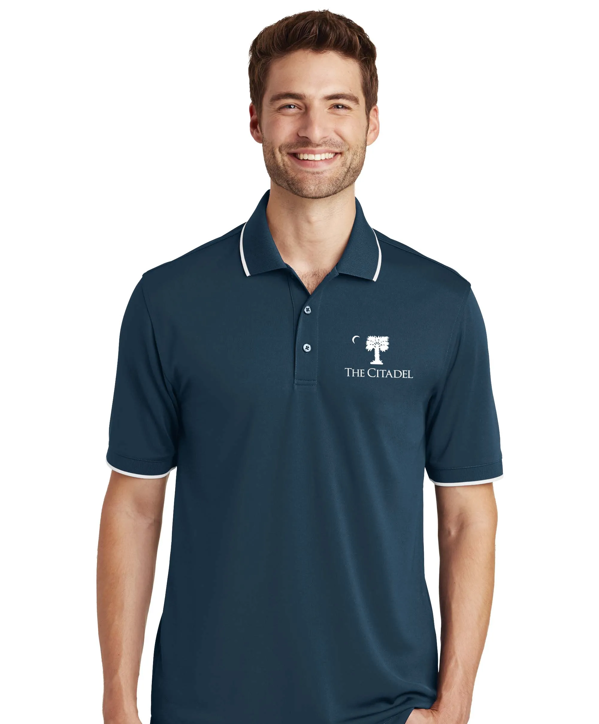 The Citadel Alumni, PT Barracks, UV Micro-Mesh Polo Shirt