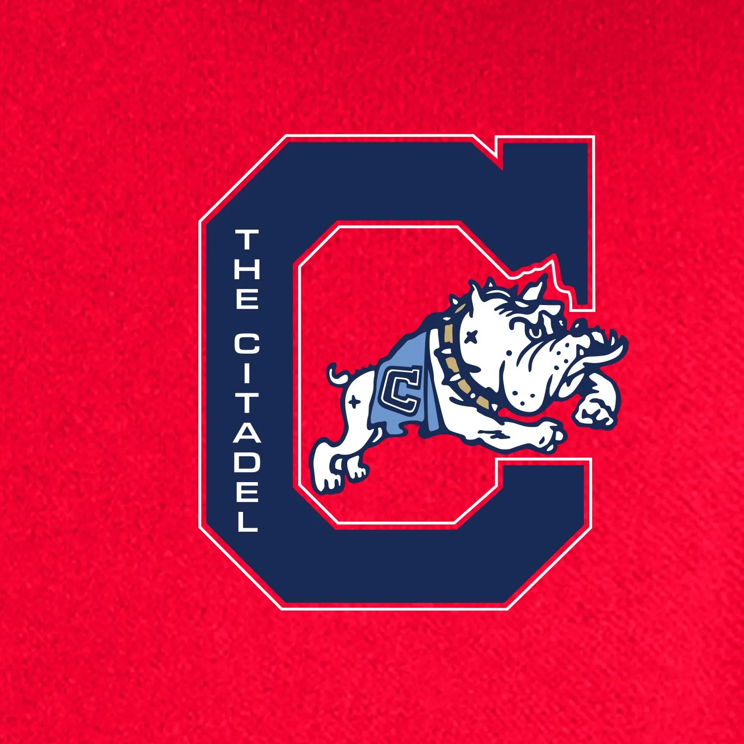 The Citadel Block C Jumping Bulldog Performance Polo