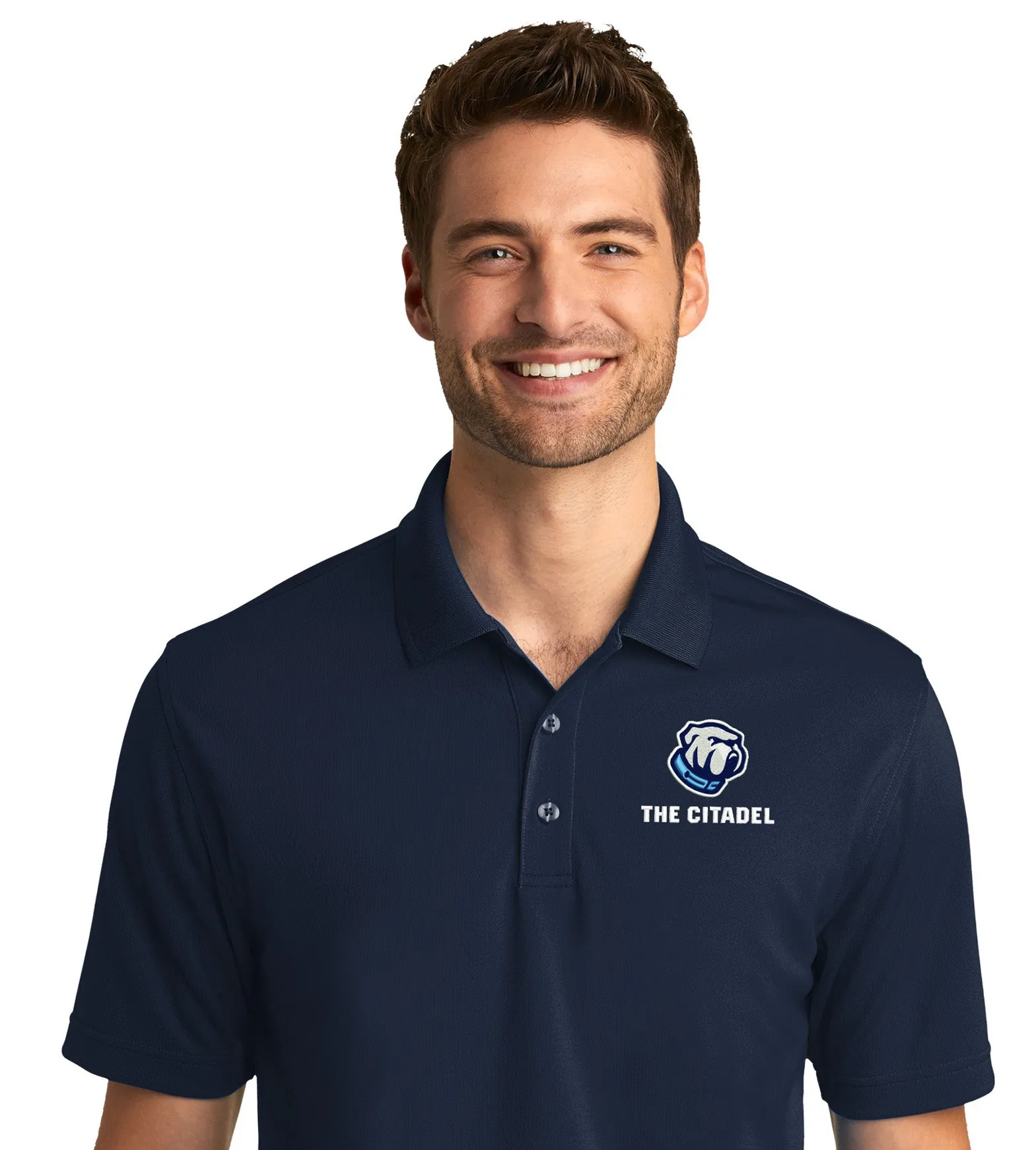 The Citadel Bulldog UV Micro-Mesh Polo