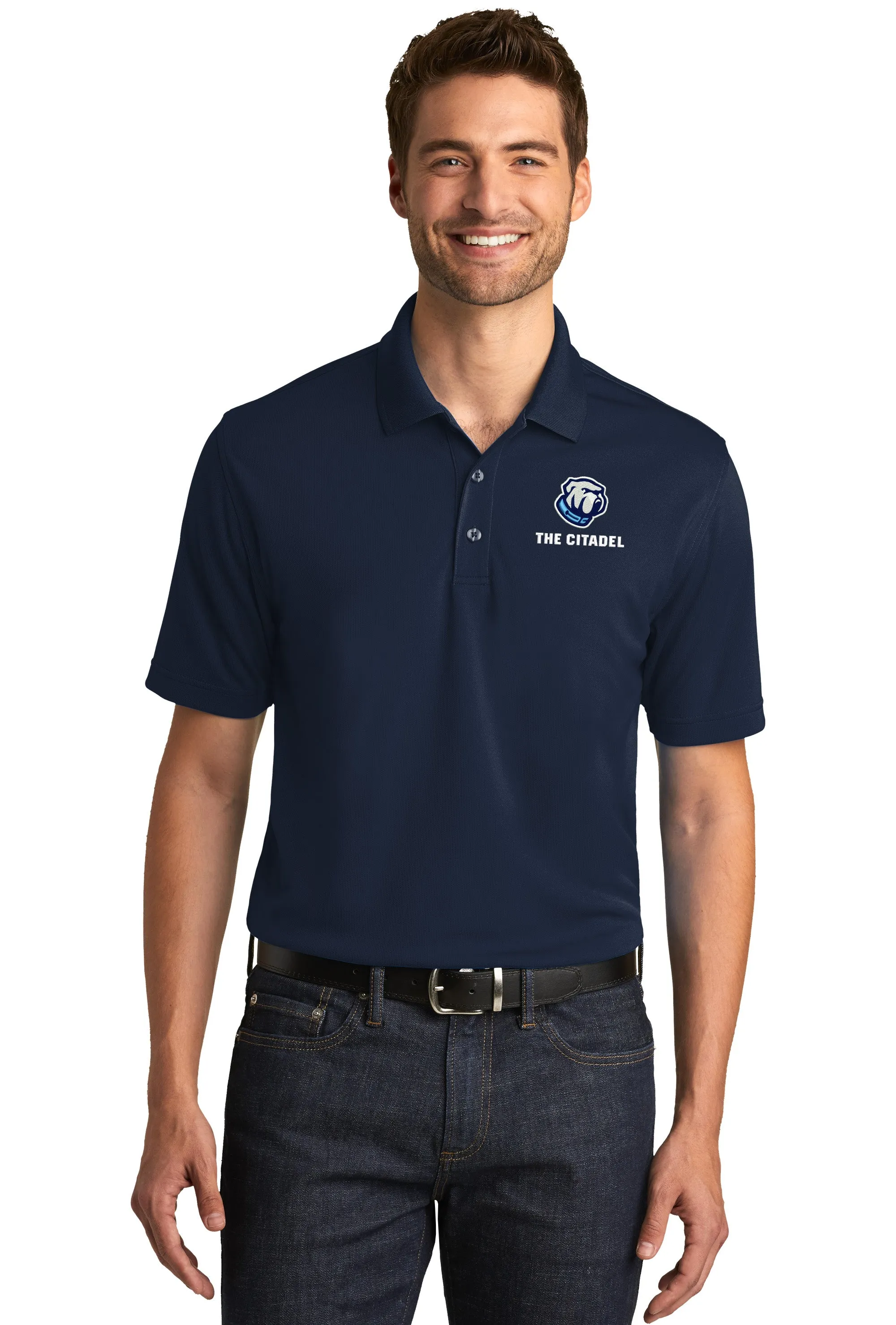 The Citadel Bulldog UV Micro-Mesh Polo