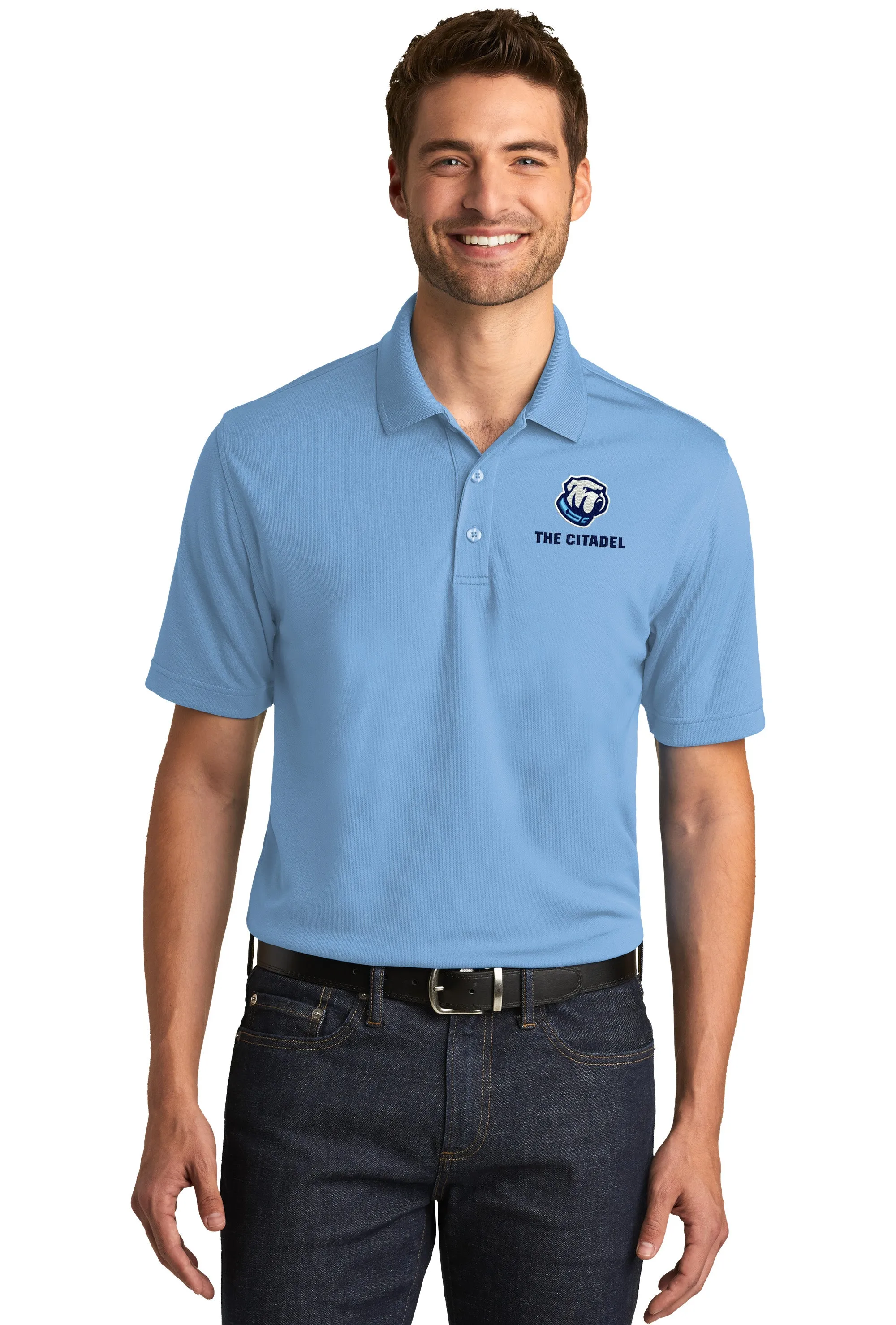 The Citadel Bulldog UV Micro-Mesh Polo