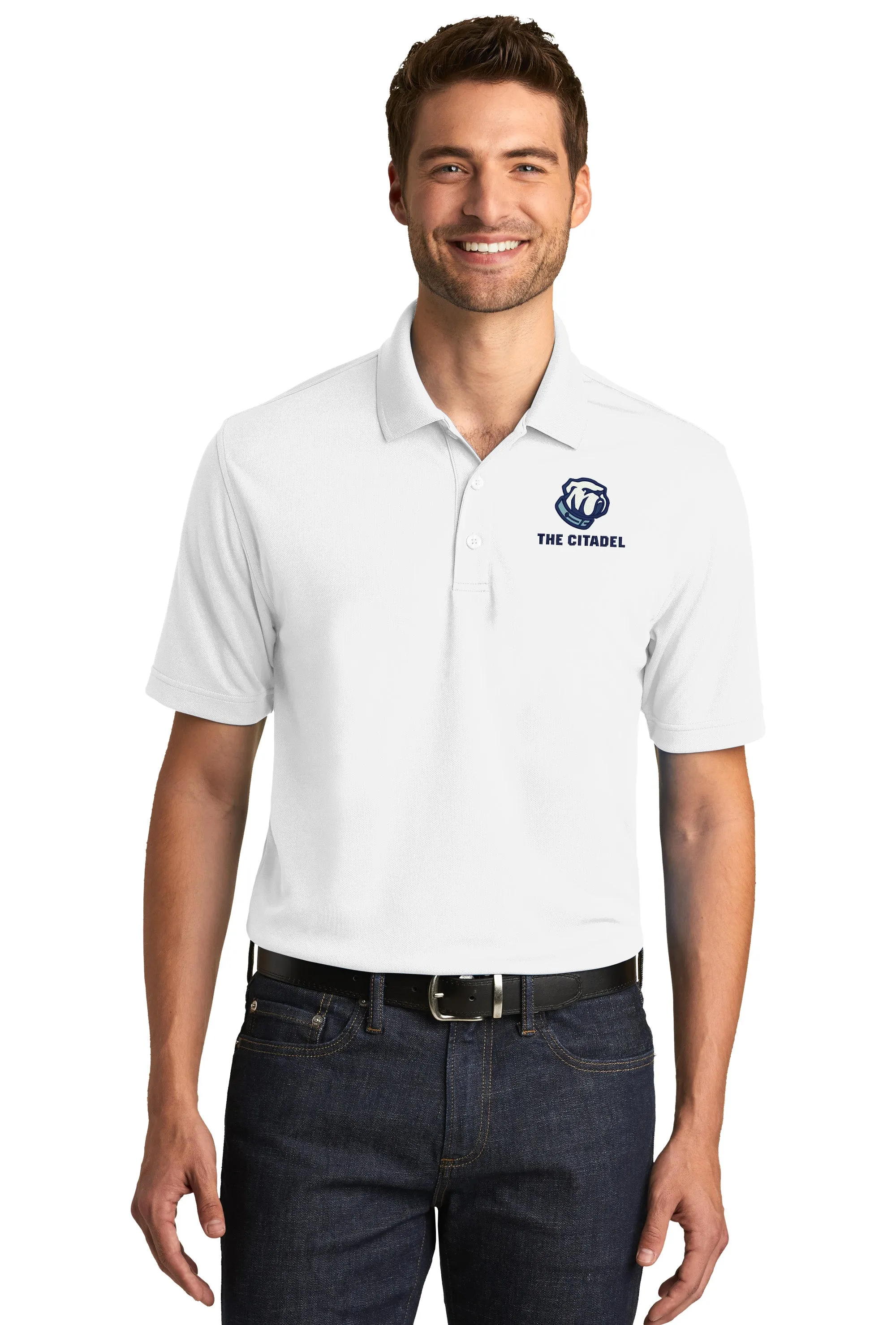 The Citadel Bulldog UV Micro-Mesh Polo