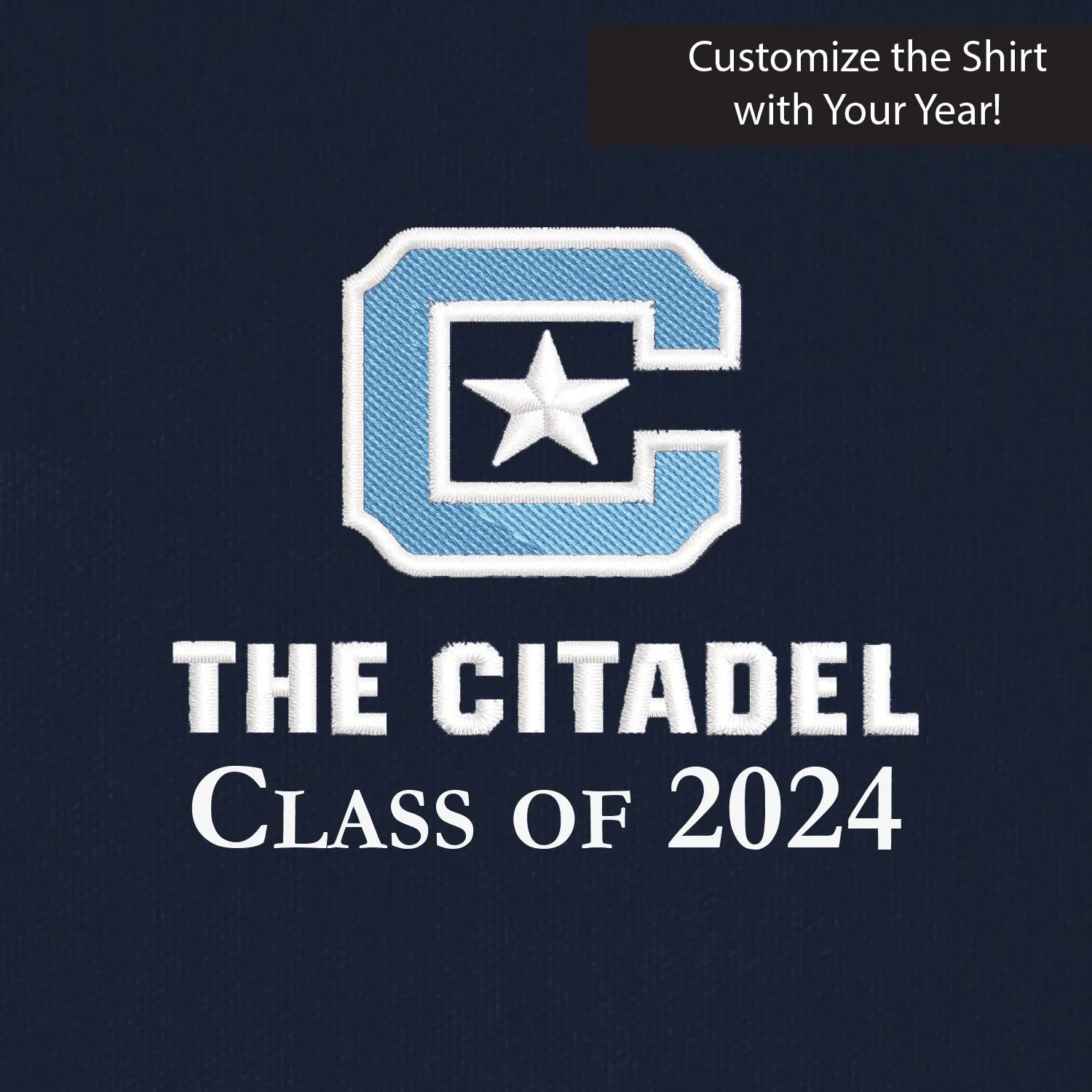 The Citadel, C Star, Customizable (Your Year), UV Micro-Mesh Polo Shirt
