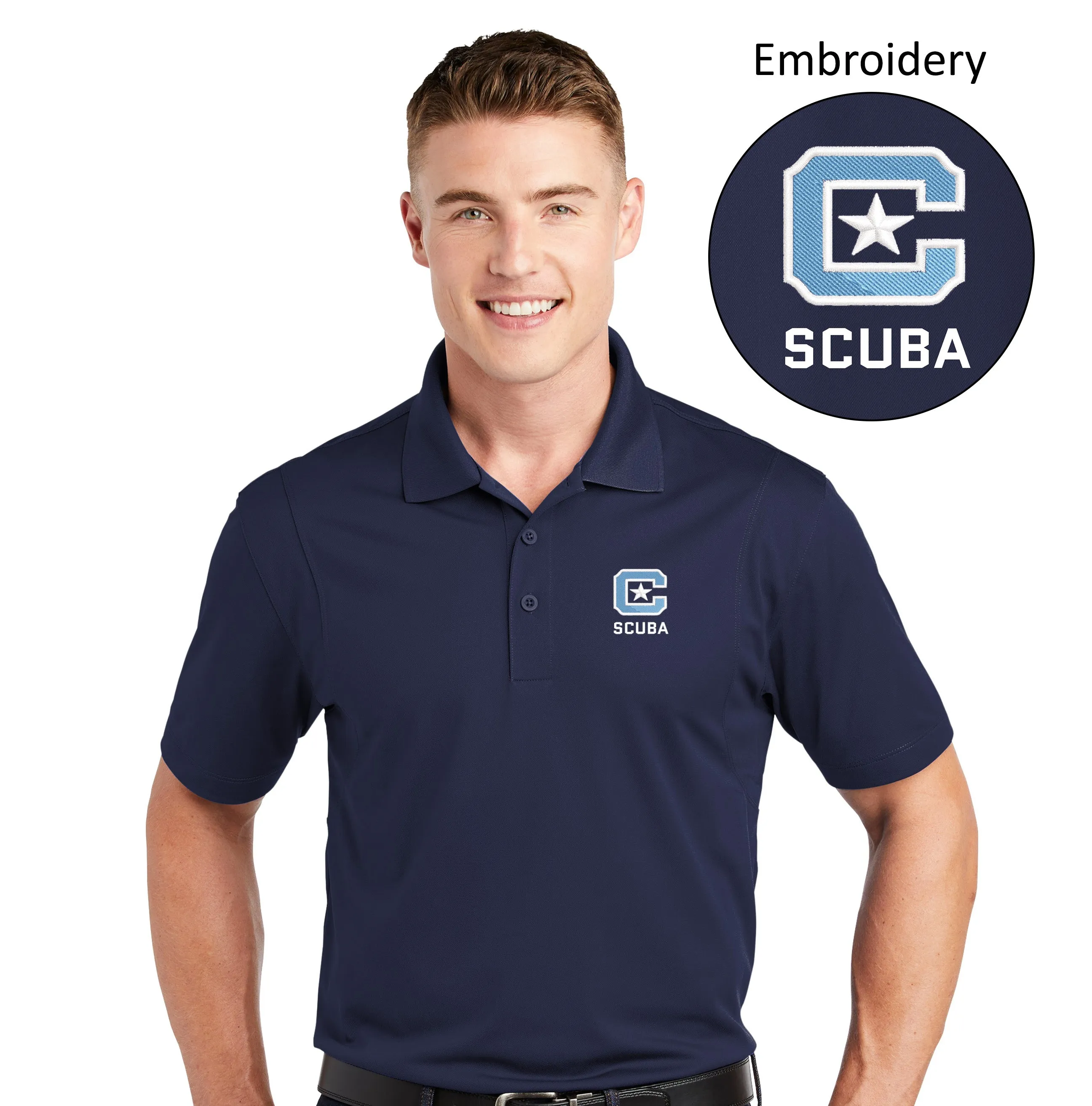 The Citadel, Club Sports - Scuba Sport-Tek® Micropique Sport-Wick® Polo