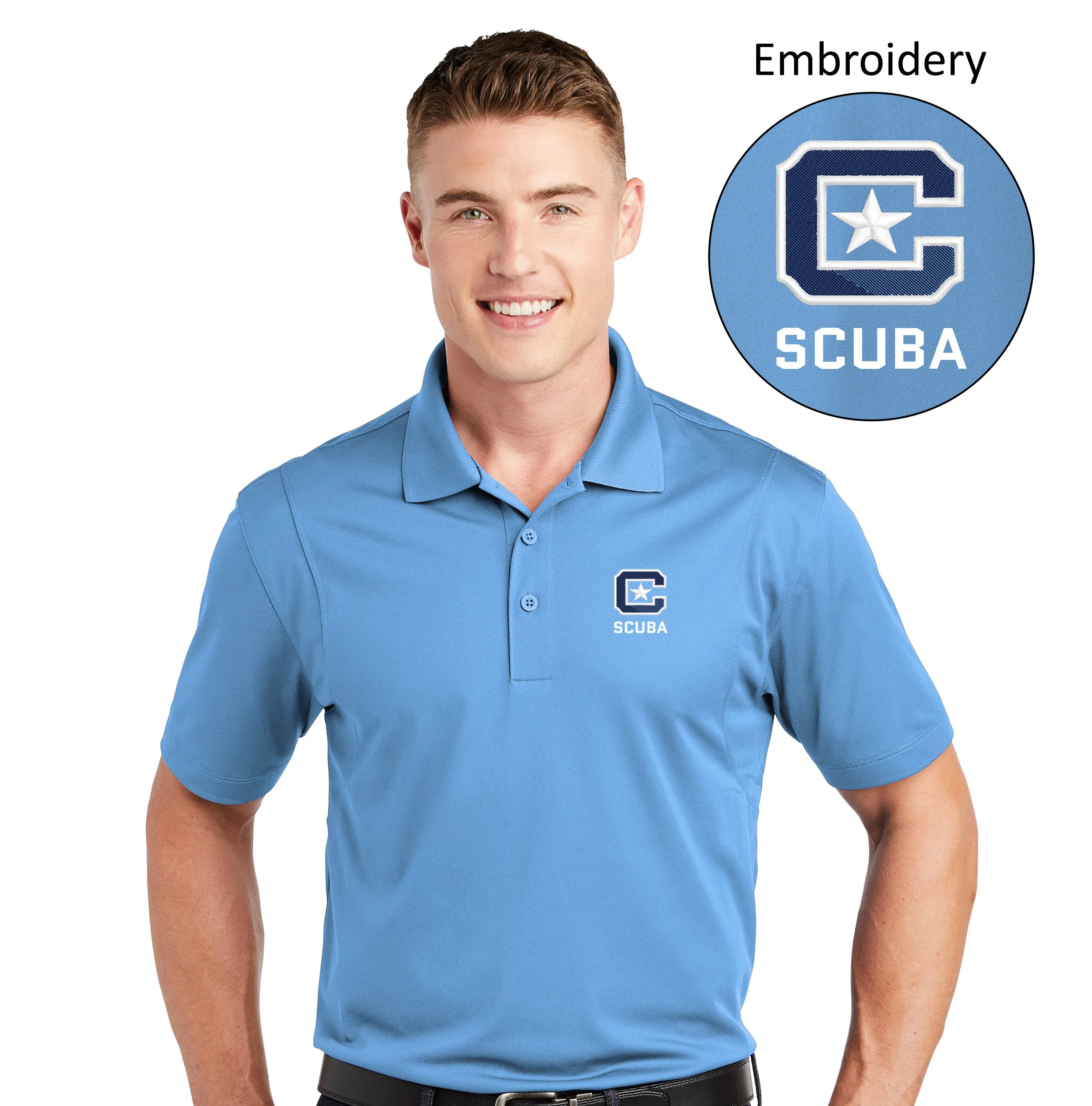The Citadel, Club Sports - Scuba Sport-Tek® Micropique Sport-Wick® Polo