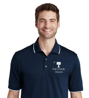 The Citadel, Crescent Palmetto, Alumni UV Micro-Mesh Tipped Polo Shirt