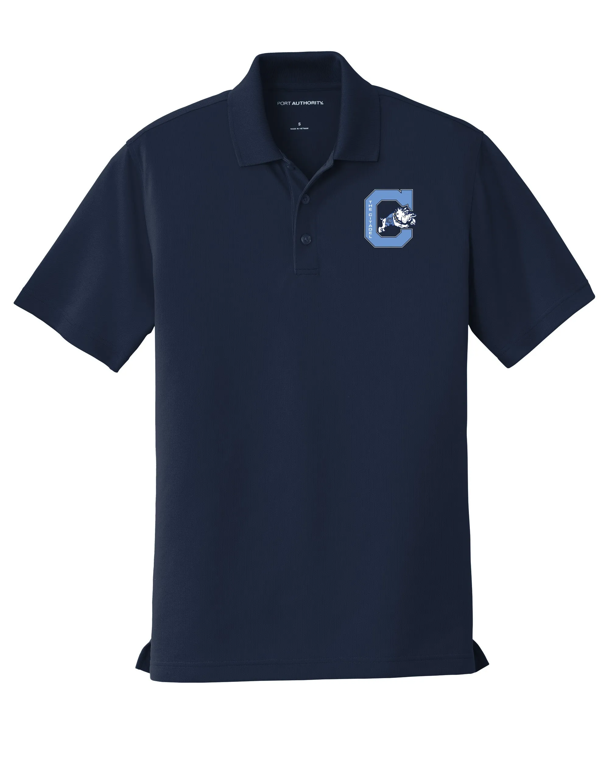 The Citadel, Jumping Bulldog UV Micro-Mesh Polo Shirt