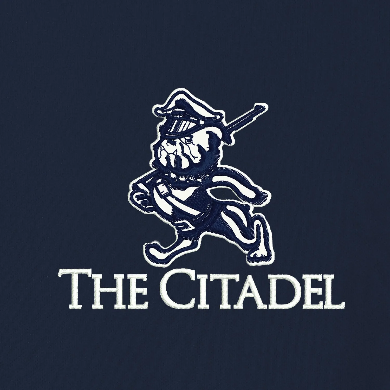 The Citadel, Marching bulldog logo, UV Micro-Mesh Tipped Polo