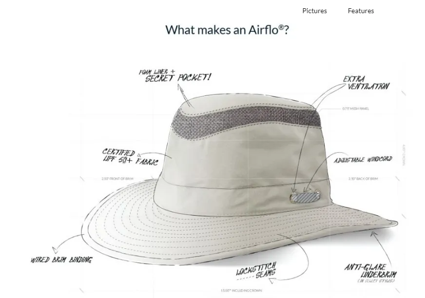 Tilley LTM5 Medium Brim Airflo