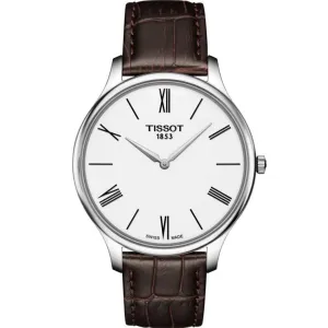 Tissot Men's Clock Tradition 5.5 39mm T-Classic Steel Quartz T063.409.16.018.00