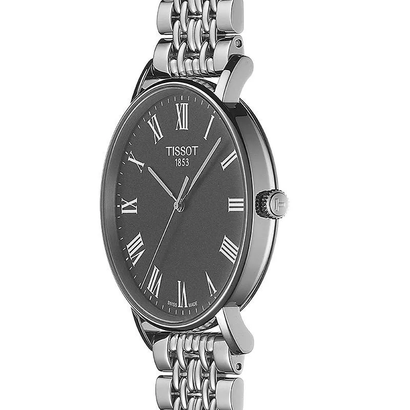 Tissot Men's Watch Everyck Medium Black 38mm T-Classic Steel Quartz T109.410.11.053.00