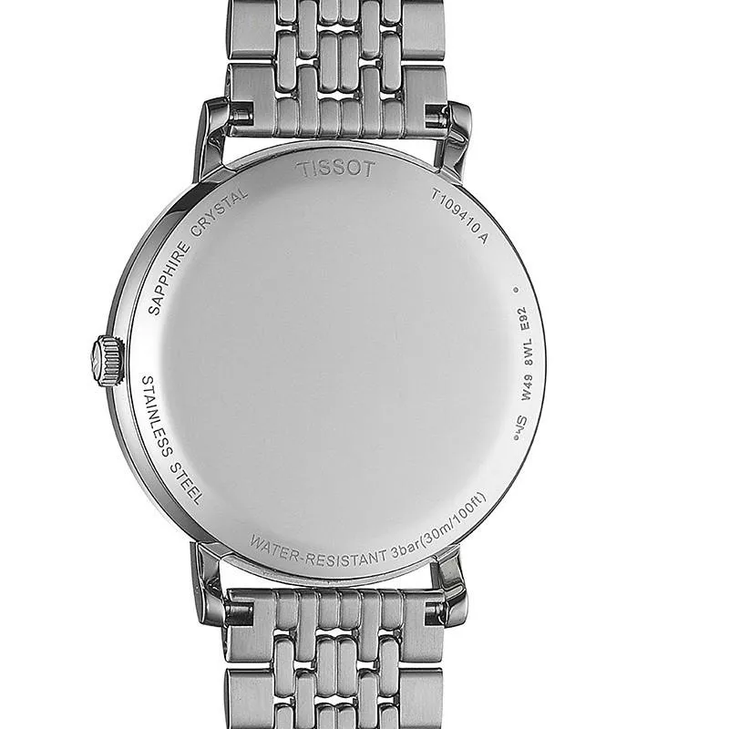 Tissot Men's Watch Everyck Medium Black 38mm T-Classic Steel Quartz T109.410.11.053.00