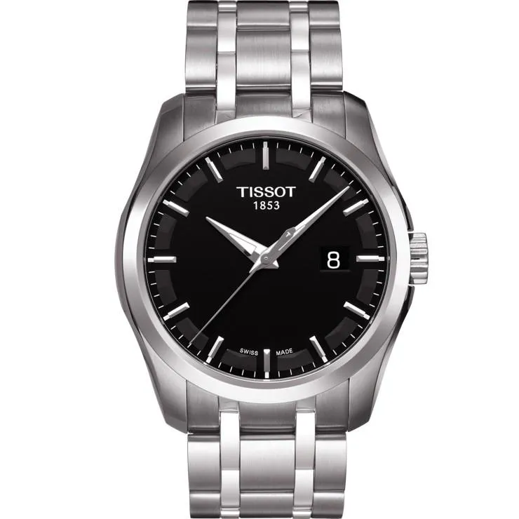 Tissot Men's Watch T-Classic Couturier 39mm Steel Quartz T035,410.11.051.00
