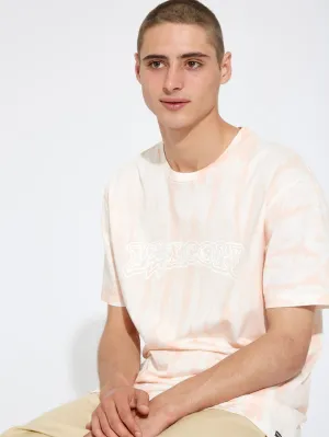 Trippin Dye T-shirt - PEACH BUD