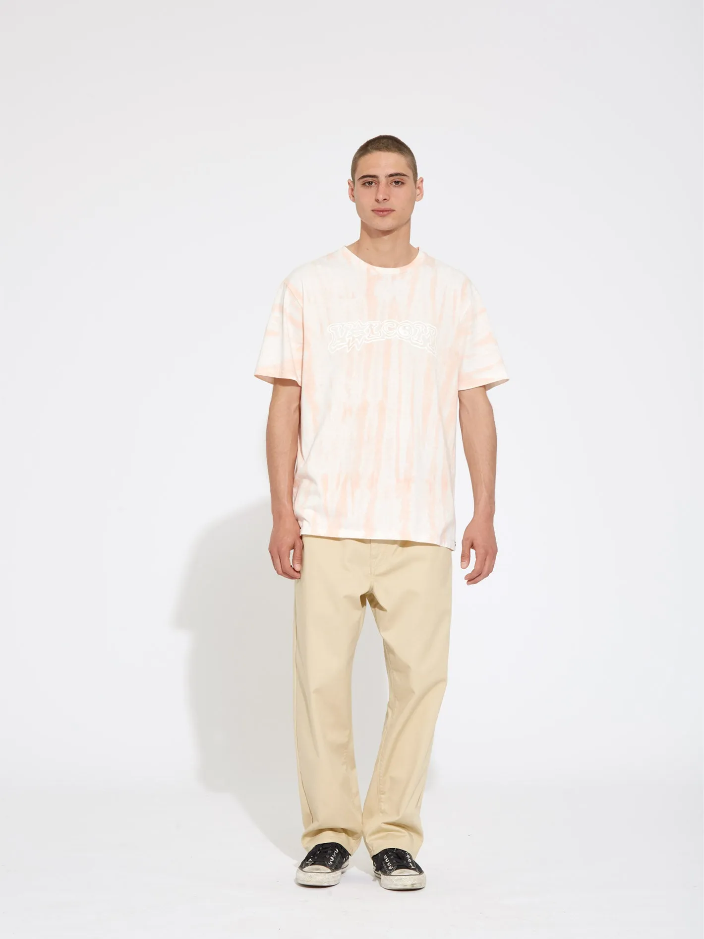 Trippin Dye T-shirt - PEACH BUD