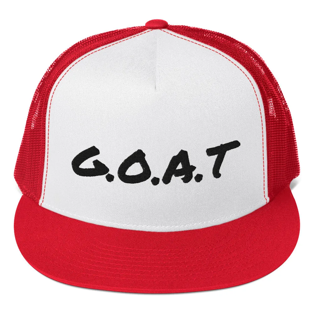 Trucker Cap flat bill goat