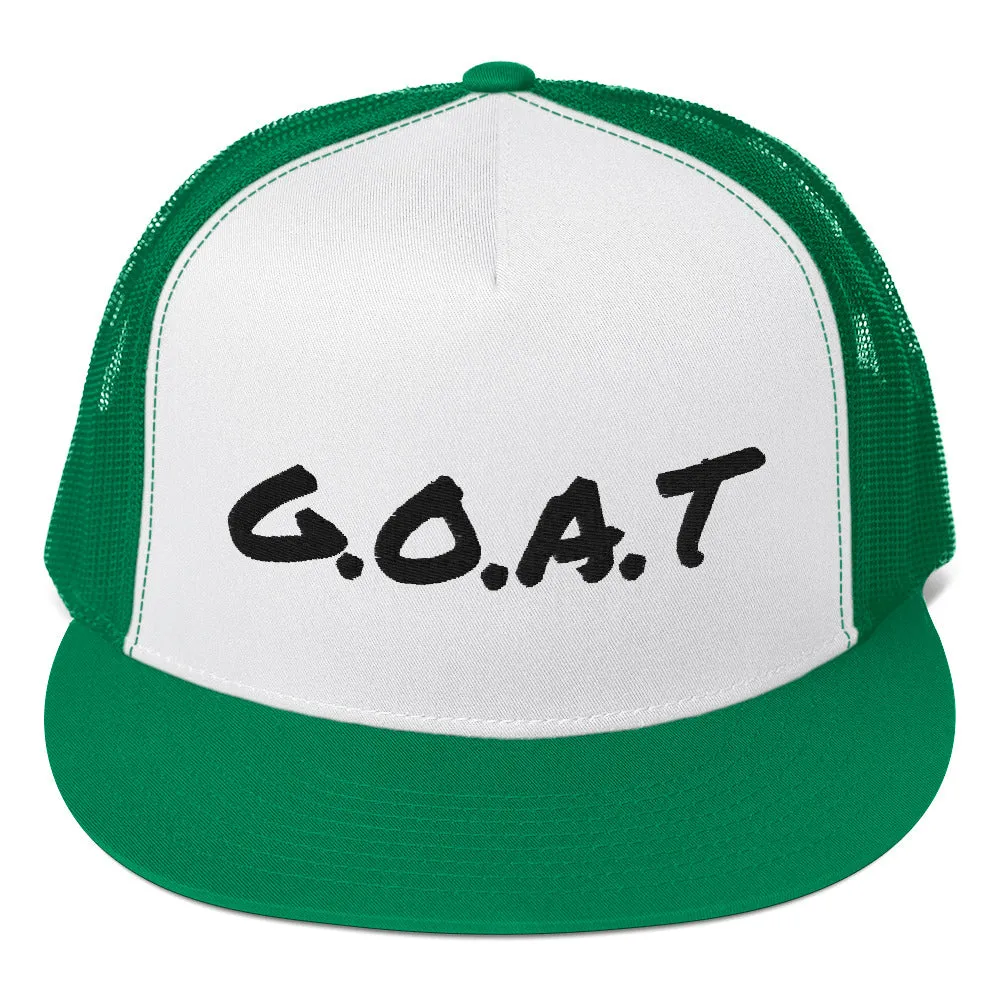 Trucker Cap flat bill goat