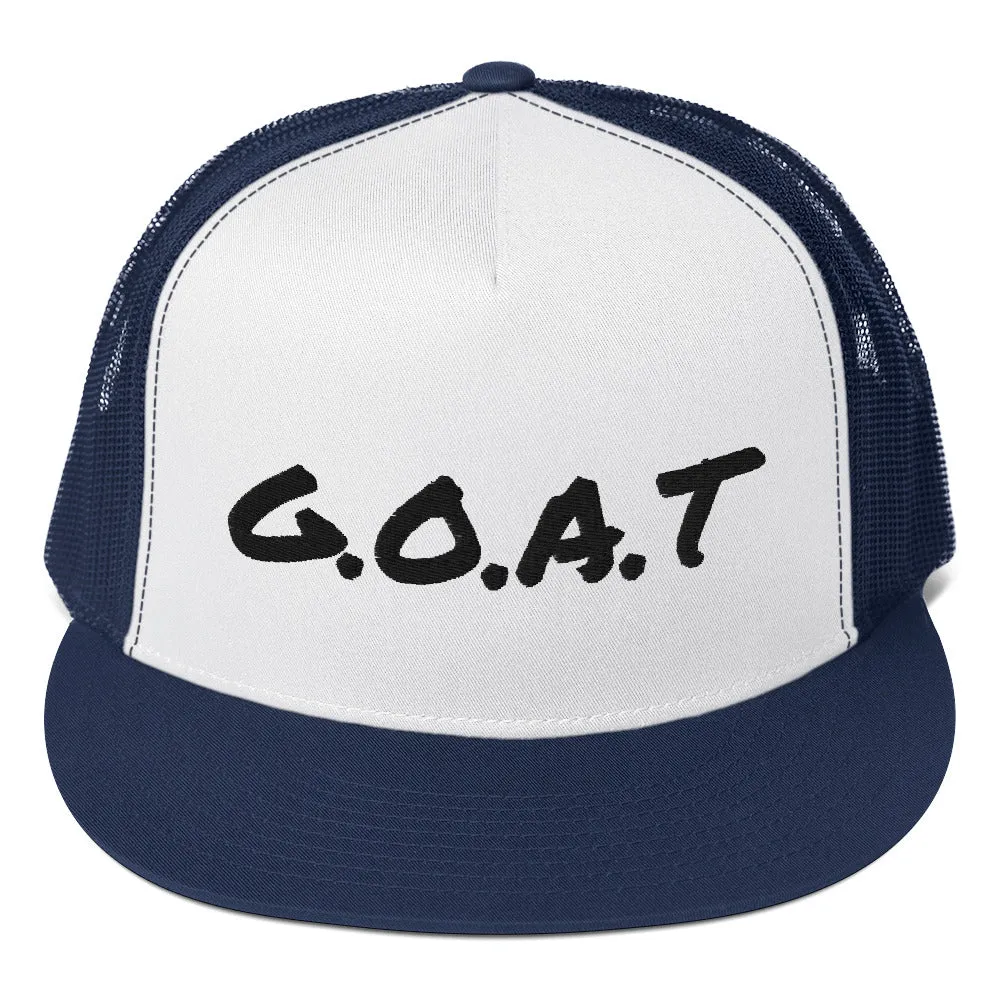 Trucker Cap flat bill goat