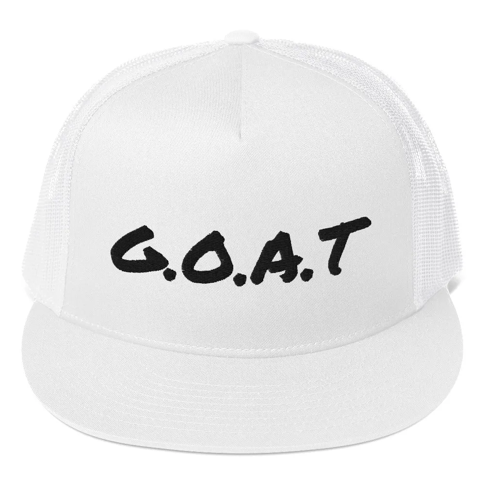 Trucker Cap flat bill goat
