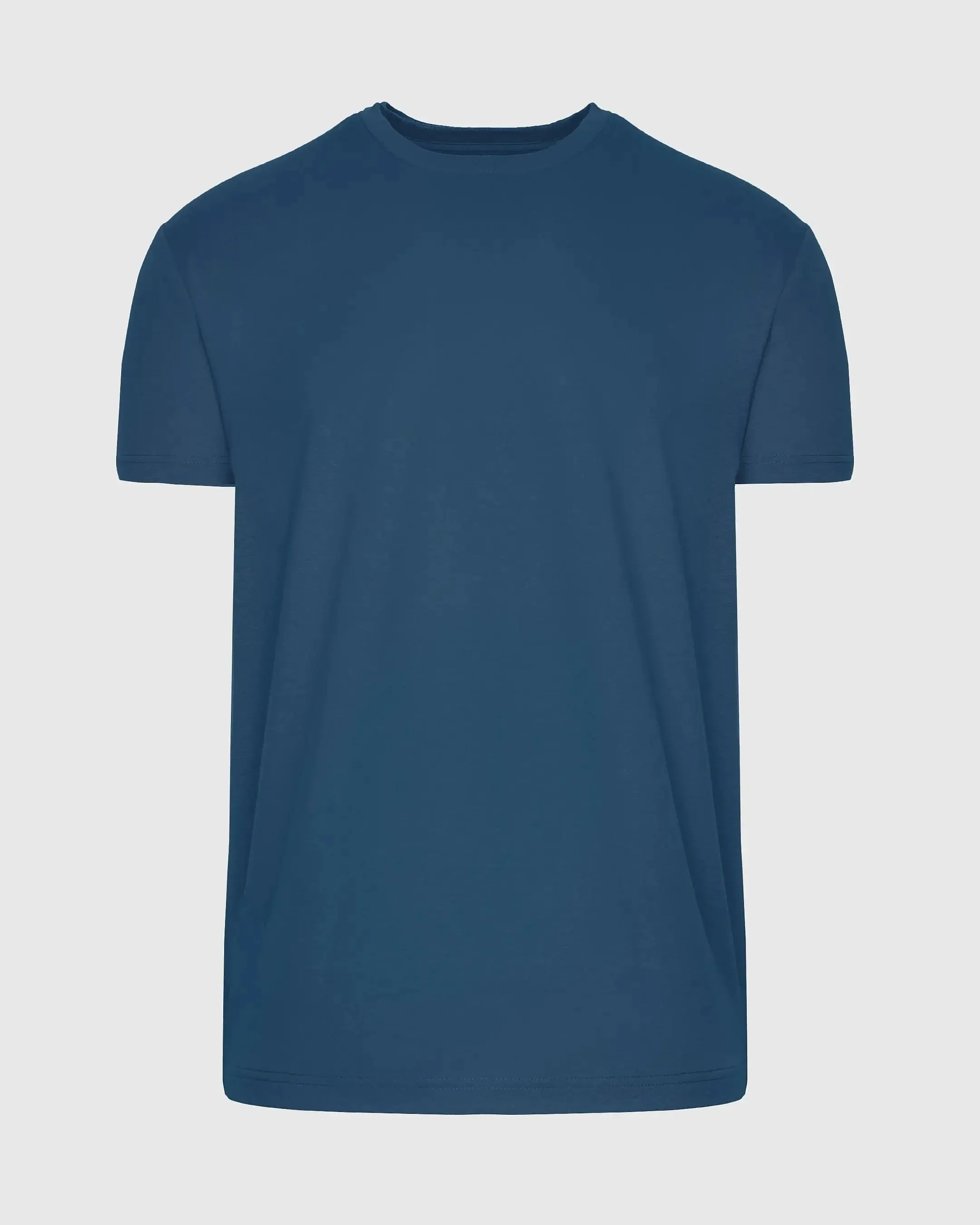 True Classic Short Sleeve Crew Neck T-Shirt in Deep Sea Blue