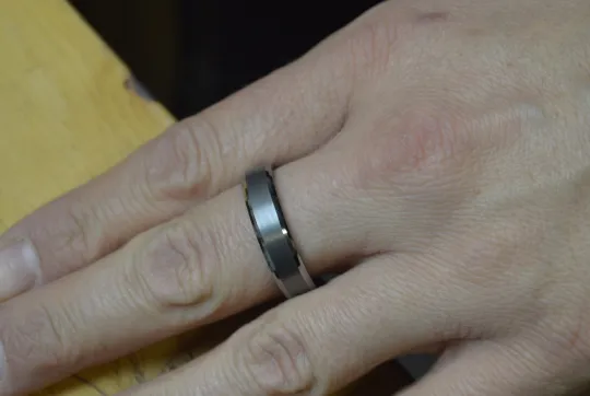 Tungsten Carbide Satin Men's or Women's Wedding Band 6mm Width Ring Comfort Fit Size 5-15.5