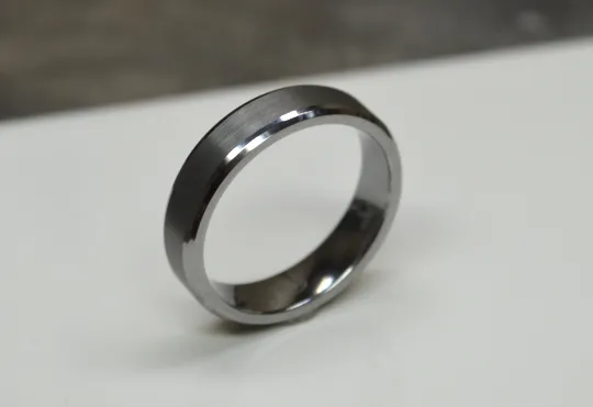 Tungsten Carbide Satin Men's or Women's Wedding Band 6mm Width Ring Comfort Fit Size 5-15.5