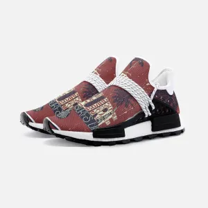 two palms and three surfing boards Unisex Lightweight Custom shoes