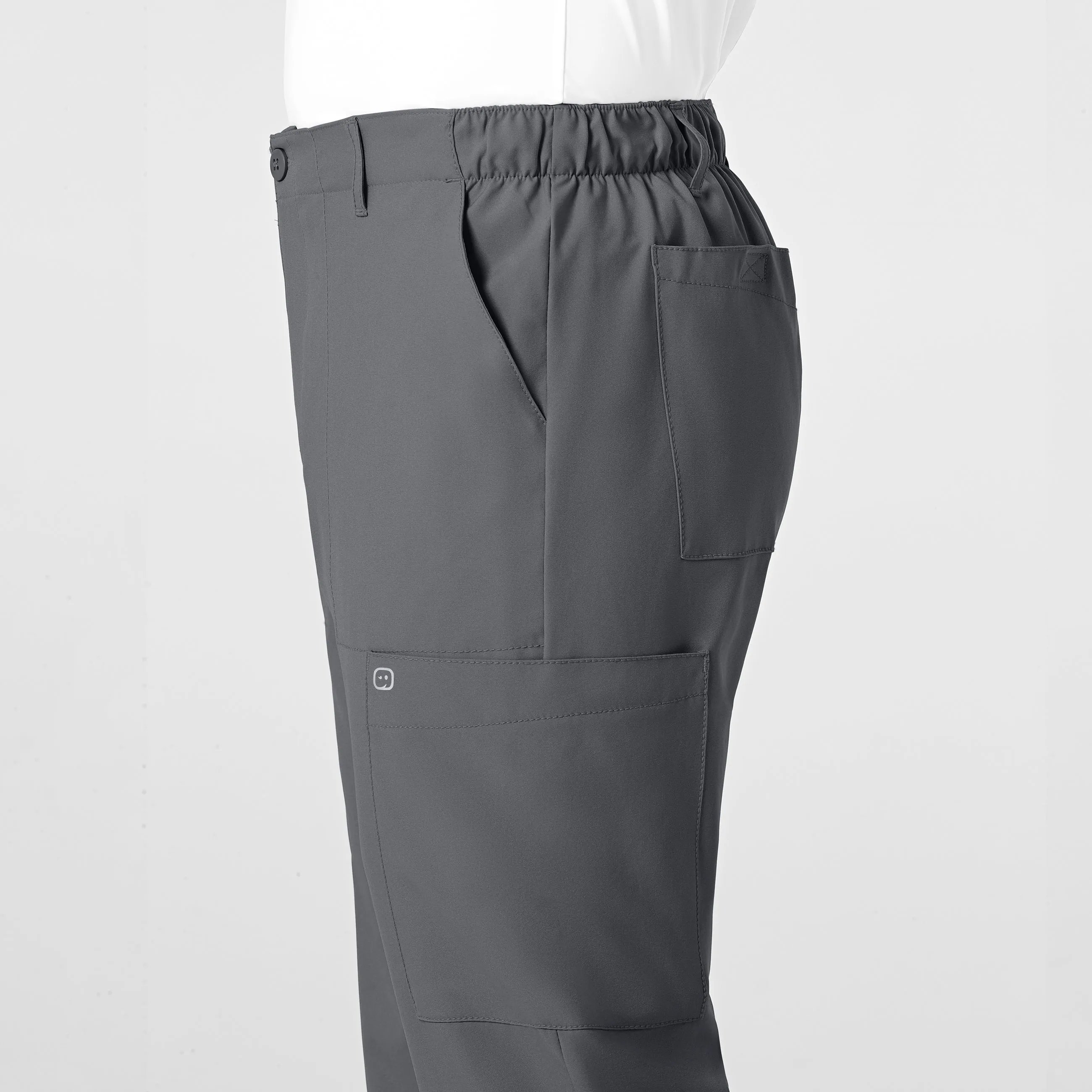 UMSL W123 Men's Flat Front Cargo Scrub Pant
