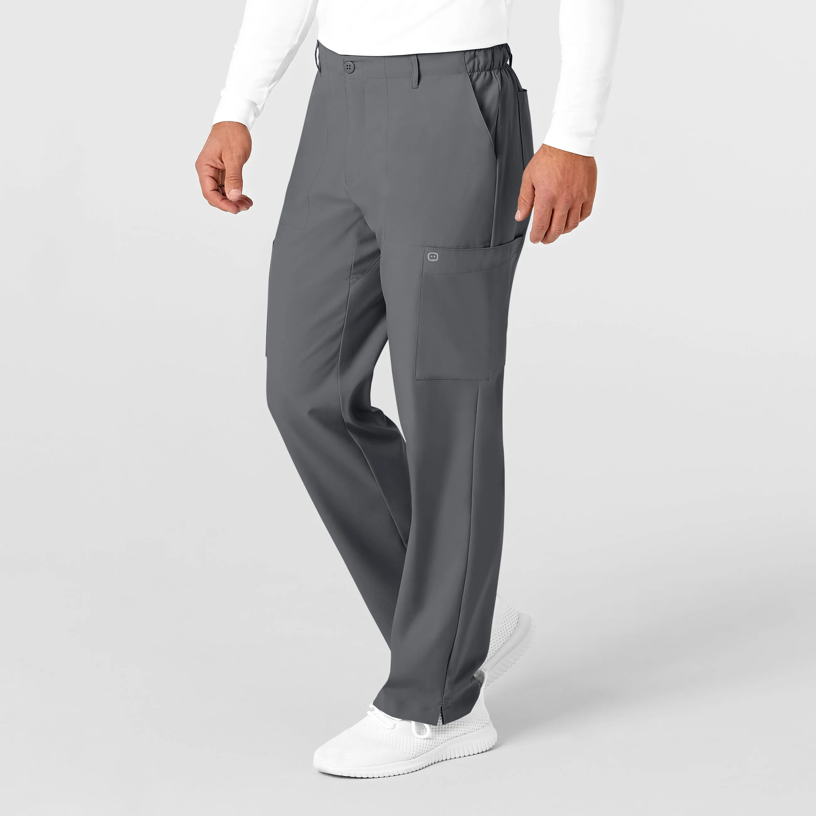 UMSL W123 Men's Flat Front Cargo Scrub Pant
