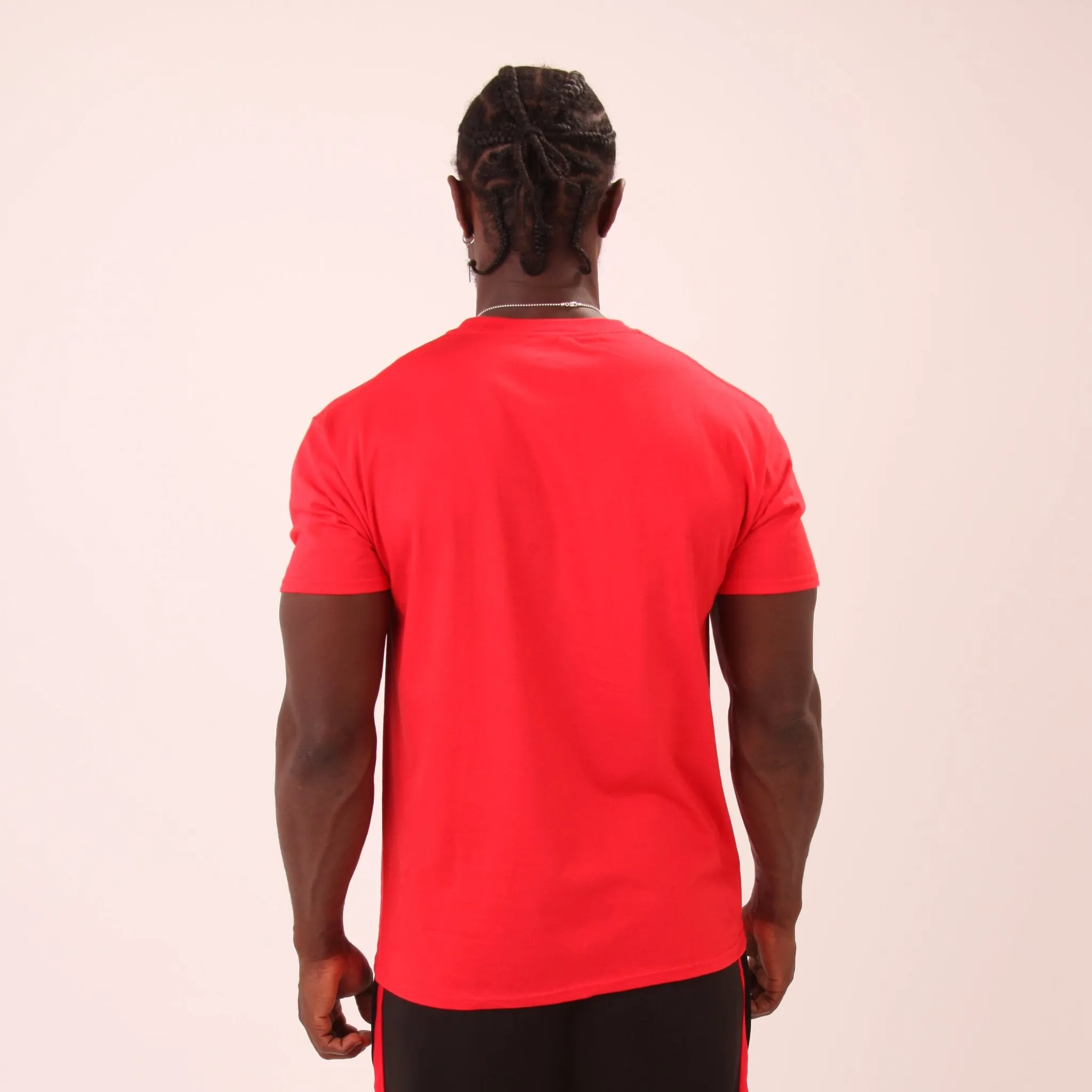 UNIFY Mens Iconic Red T-Shirt - Classic Mens Red Shirt