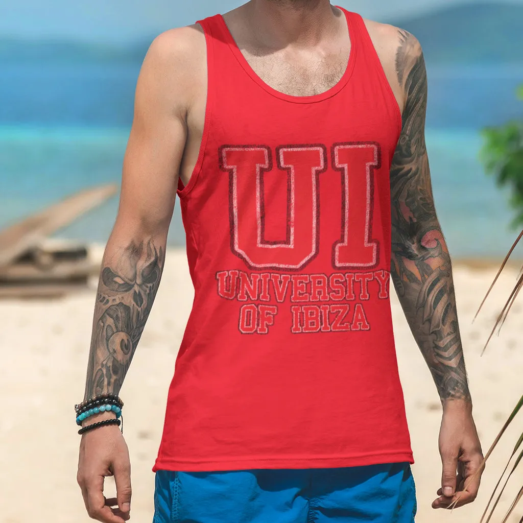 University of Ibiza Men's Tank Top College Logo