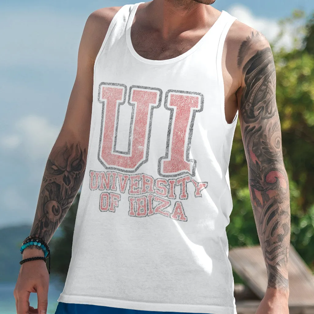 University of Ibiza Men's Tank Top College Logo