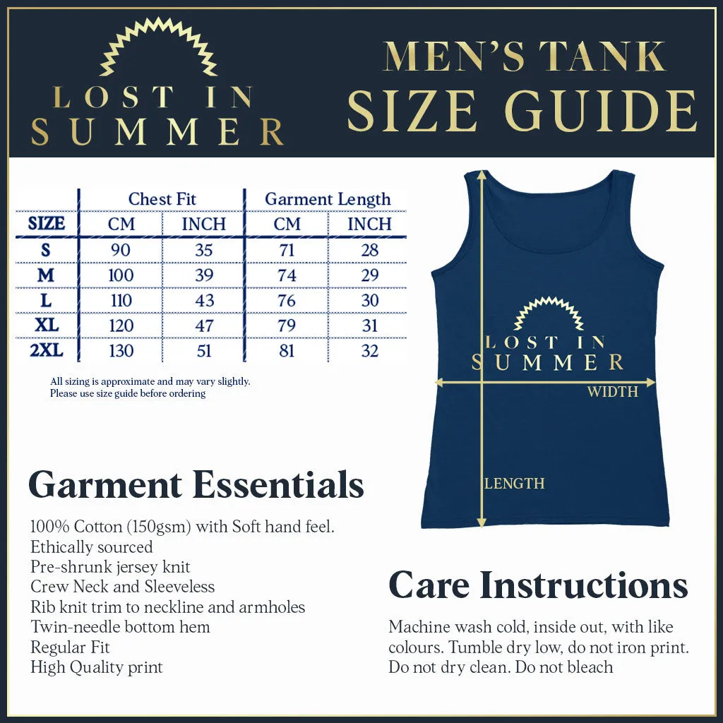 University of Ibiza Men's Tank Top College Logo