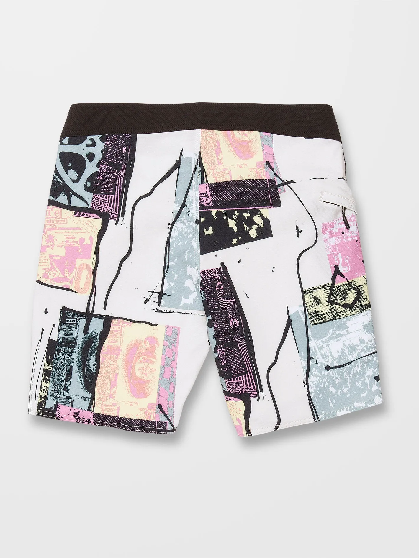V Ent Flyer Mod 19" Boardshort - WHITECAP GREY